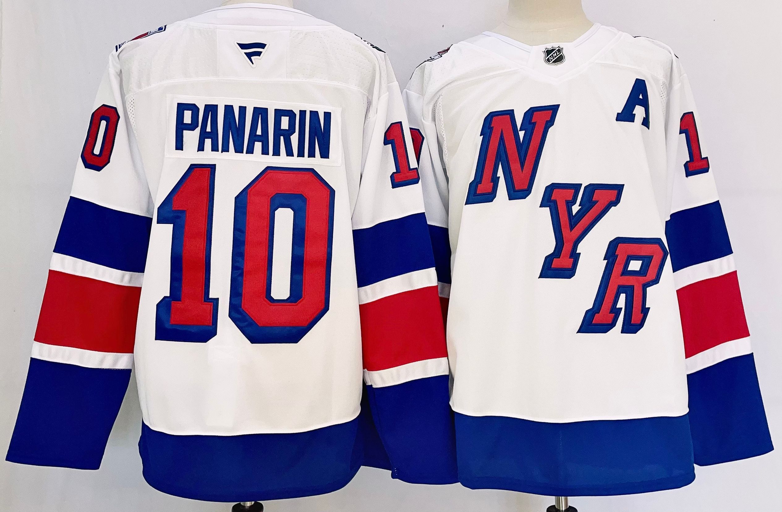 Men New York Rangers #10 Panarin White 2025 Home Premier Player NHL Jersey